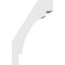 Ekena Millwork 5 1/2-in. W x 14-in. D x 22-in. H Merced Architectural Grade PVC Knee Brace BRCP055X14X22MRC - alternate 2
